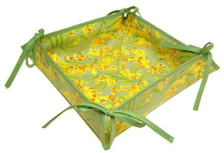 Provencal bread basket (Mimosa. green) - Click Image to Close
